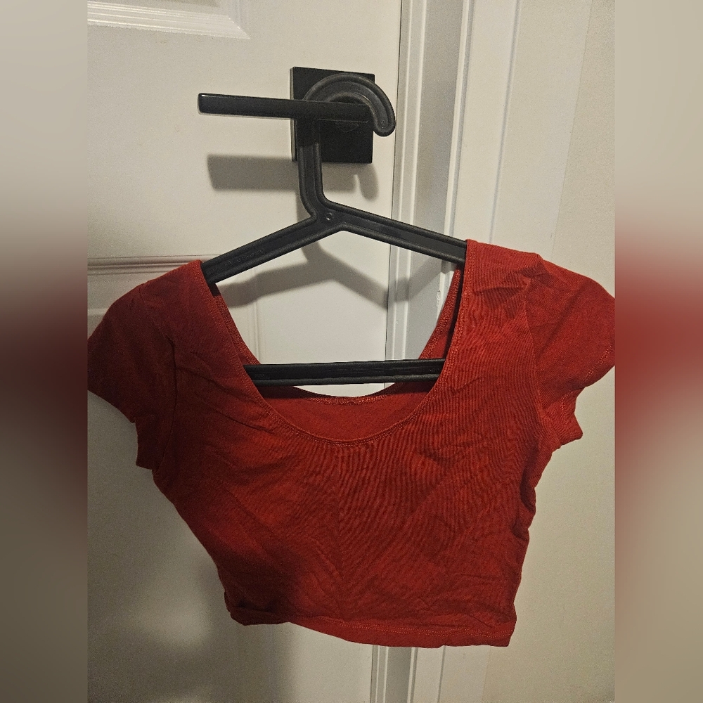 Garage Red Women's Crop Top